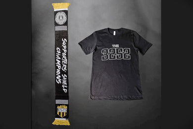THE 3252 SUPPORTER SHIELD TEE AND SCARF PACK